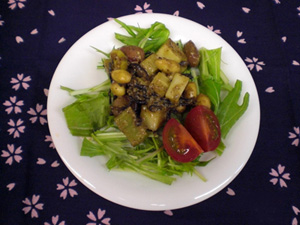 うどとお豆のサラダ